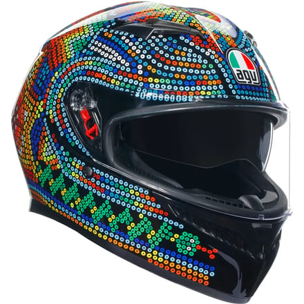 Agv K3 E2206 Mplk Rossi Winter Test 2018 001 Integraalhelm - Maat M - Helm