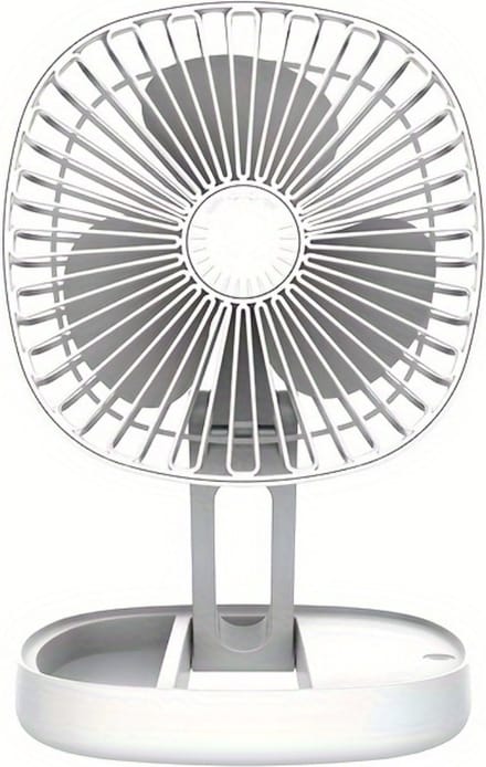 Livano Ventilator Staand - Ventilatoren - Tafelventilator - Statief - Extra Verkoelend - Aircooler - Cooling Fan - Cooler - Wit
