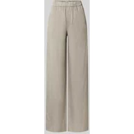 wide fit stoffen broek met elastische band model 'Consider'