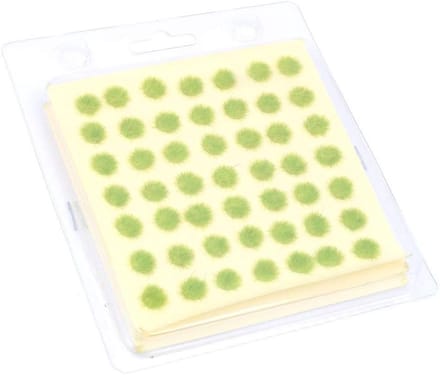 147-delige Zelfklevende Static Grass Tuft 5mm voor Modelbouw en Terrain Decoratie
