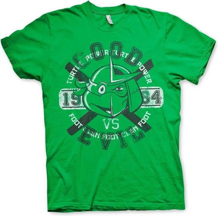 Teenage Mutant Ninja Turtles Heren Tshirt -S- Good VS Evil Groen