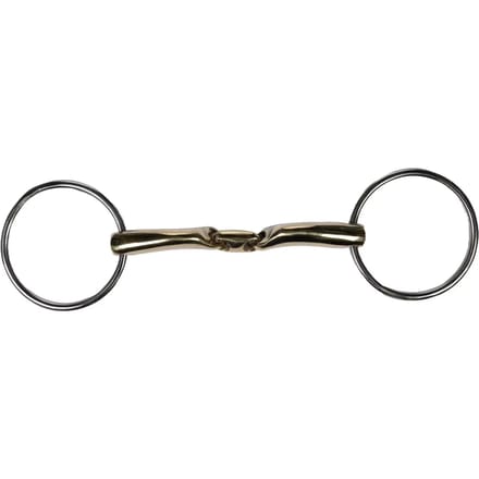 Dubbel bit voor paarden HKM Soft Contact 16 mm