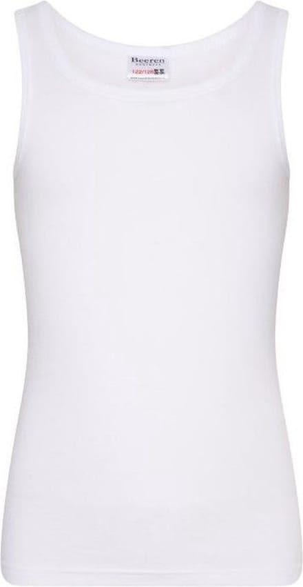 Basic jongens hemd - 100% katoen - 176 - Wit