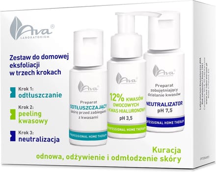 Professional Home Therapy driestaps scrubset voor thuisgebruik met fruitzuren