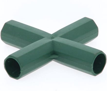 Tuinkoppelingen Kas - Kasraam Bouwverbinder - Stabiliteit Creëren - Scheurpreventie PP - 16 mm - Groen
