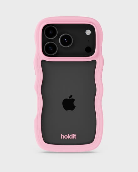 Phone Case Wavy Pink/Transparent iPhone 17 Pro