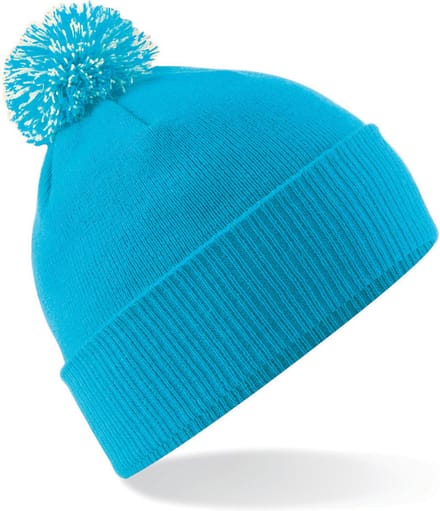 Beechfield Muts Snowstar® B450 - Surf Blue / Off White - One size