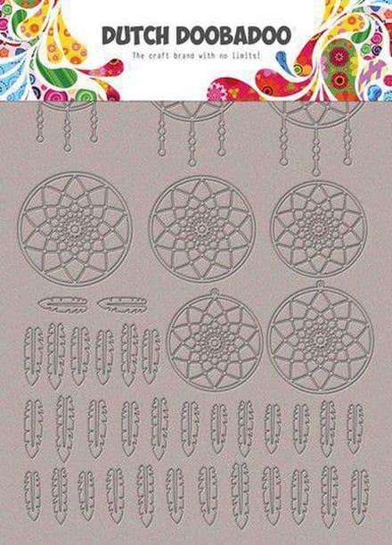 Dutch Doobadoo Greyboard Art Dromenvanger A5 492.006.007 (12-20)