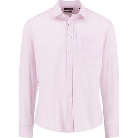 Fynch-Hatton Overhemd Texture Pattern Kent Collar Magnolia / male
