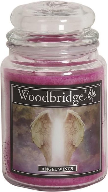 Woodbridge Angel Wings 565g Large Candle met 2 lonten