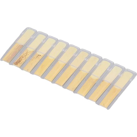 10 STUKS Professionele Saxofoon Rietjes Sterkte 2.5 Bb Sopraansaxofoon Traditionele Rietjes voor Beginner beige