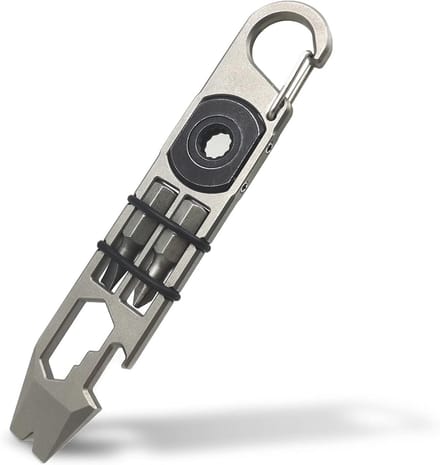 Multitool Gereedschap - Zak Koevoet - Dagelijks Gebruik - Titanium Legering - 112 cm Lengte - Grijs