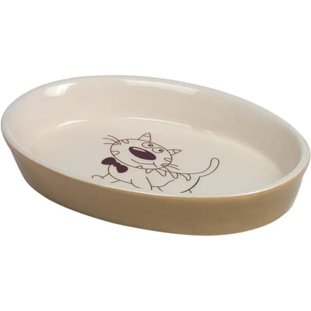 Ovale kattenbak van keramiek Nobby Pet