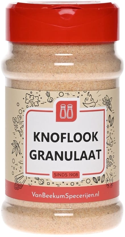 Van Beekum Specerijen - Knoflook Granulaat - Strooibus 200 Gram