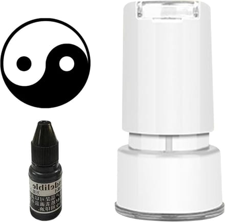 Golfbal Stamper - Golfbal Markering Tool - Golfbal Identificeren - Sneldrogende Waterdichte Inkt - 1.5 cm Afdruk - Niet gespecificeerd