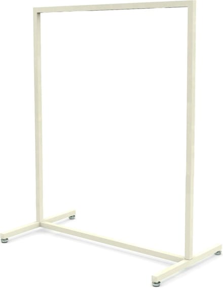 Solo - Kledingrek - Wit - 90 cm breed - Laag Model
