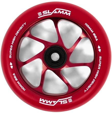 Slamm Team Wheel 110mm Alu Core Red 1st.