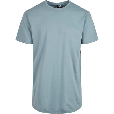 Urban Classics - Shaped Long Heren T-shirt - S - Blauw