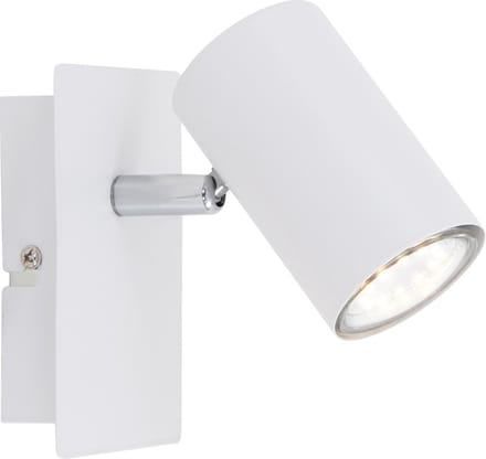 BRILONER RUN - Wandlamp - plafond spot - 1 licht - GU10 fitting - metaal - wit