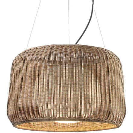 Bover Fora S - buiten hanglamp, grafiet-bruin