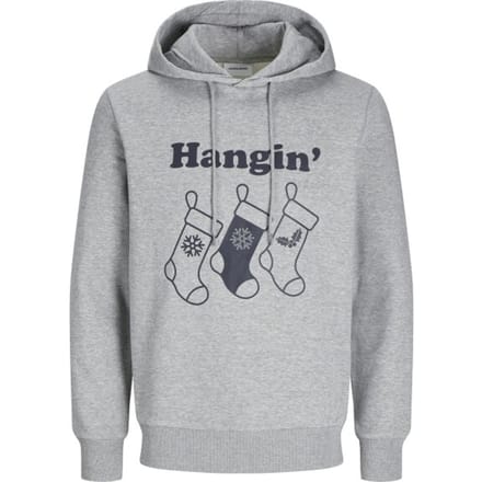 Jack & Jones Heren Kersttrui JJXMAS Grijs - Maat S