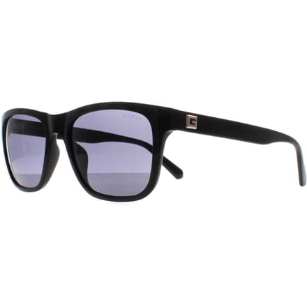 Guess Square heren glanzend zwart rookgrijs GU6971