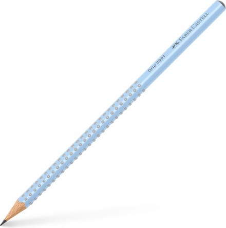 Faber-Castell grafietpotlood - Grip 2001 - B - sky blue - FC-517074