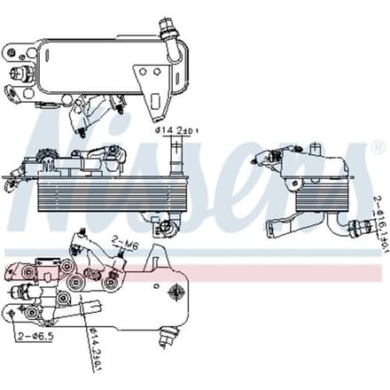 Olie radiator NISSENS 91480