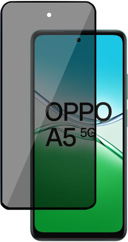 TechNow Privé Screenprotector geschikt voor OPPO A5 5G Screenprotector - Privacy Beschermglas - Rounded - Privacy Proteqt+