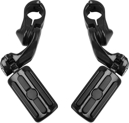 Zwarte 1.25" 3.2 cm Verstelbare Voetsteunen voor Motoren