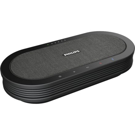 Philips SmartMeeting PSE0501 - draadloze conferentiemicrofoon incl. Sembly - 360° Bluetooth microfoon - Automatisch notuleren: Microsoft Teams/ Zoom/ Google Meet/ GoToMeeting - Sembly Ai spraak-naar-tekst cloudsoftware/ spraakherkenning