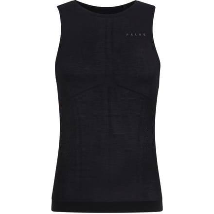 FALKE Ultralight Cool sneldrogend functioneel materiaal mouwloze functioneel shirt heren zwart - maat XXL