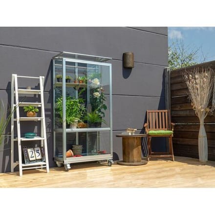 Vitavia Balkonkas Stad (inclusief rolfonds., Geanodiseerd aluminium)