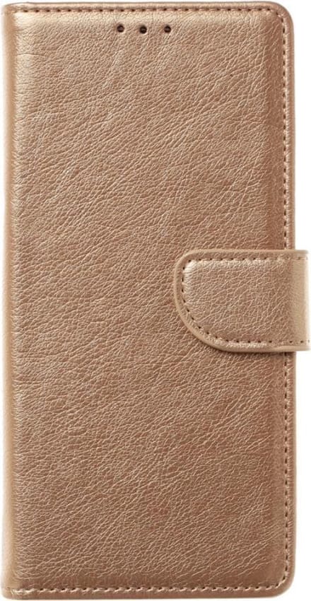 Ntech Geschikt voor Samsung Galaxy M21 Book Case - Goud