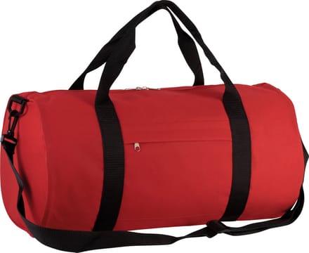 Kimood Cilindervormige reistas KI0633 - Red / Black - One size
