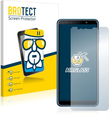 Screenprotector voor Samsung Galaxy A7 2018 Beschermglas transparant