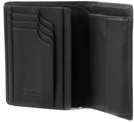 Esquire Portemonnee Logo Wallet Black Zwart