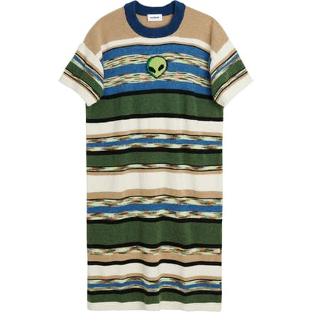 Soulland Alien Dress Multi Dark Größe: S/M | Midikleider Outlet | Unisex