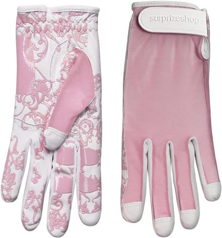 Linkshandige Golfhandschoen Dames One Size met Zon-Doorlatend Gaas en Siliconen Grip