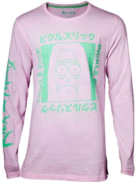 Rick and Morty - Japan Pickle Men s Longsleeve - S