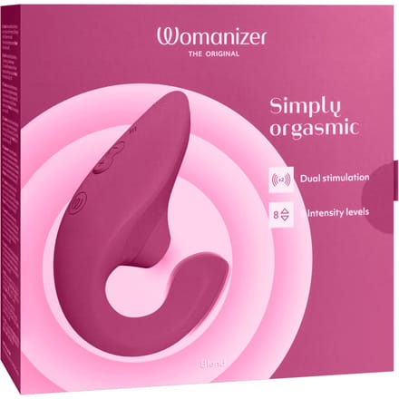 Womanizer Blend Dual Stimulatie - Donker Roze