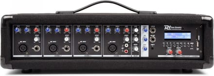 Mengpaneel - Power Dynamics PDM-C405A 4-Kanaals mengpaneel met Versterker en Bluetooth