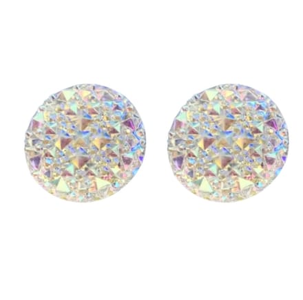 Magneet oorbelen multi kleur 7 mm