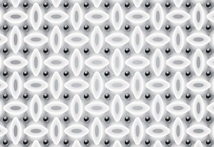 Fotobehang Abstract Pattern Modern Black White | XL - 208cm x 146cm | 130g/m2 Vlies
