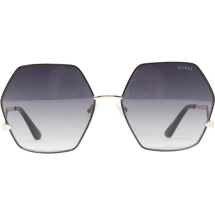 Guess Hex abstracte zwarte zonnebril