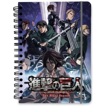 Kladblok Erik Attack on Titan A5