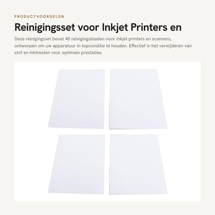 Dailygoods - Reinigingsset voor Inkjet Printers en Scanners