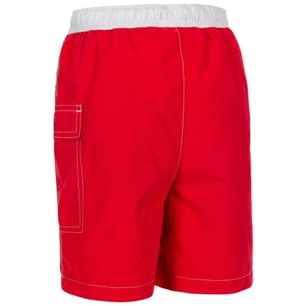 Trespass Zwemshort kinderen/kinderen in de diepte (Rood)