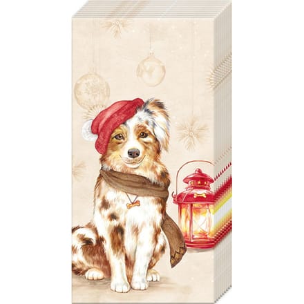 Papieren zakdoekjes "X-Mas Jack"