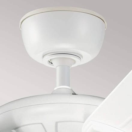 Plafondventilator met verlichting - Kevlar - 42in / 107cm ventilator - mat wit